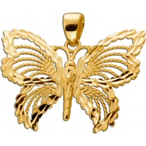 Schmetterling Anhänger Gold 333 8 Karat 