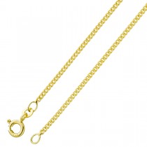 Panzerkette Gold 585 1,7mm massiv poliert