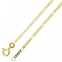 Figarokette Gold 333 1,9mm massiv poliert