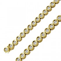 Brillantarmband Gelbgold 750 18K Brillanten 3.0ct