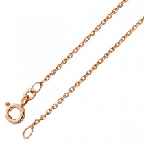 Erbskette  Roségold 333 1,5mm massiv
