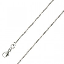Platin 950 Zopfkette 1,05mm massiv 