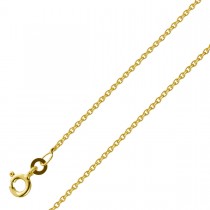 Ankerkette 1,5mm Gelbgold 333 8 Karat massiv  rund poliert