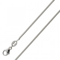 Platin 950 Kette massiv 1,2mm Franco Design quadratisch