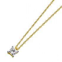 Diamant Kette 0.25ct Anhänger Gold 58514K Lab Grown Diaman
