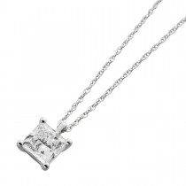 Diamant Kette 1.0ct Anhänger Weißgold 585 14K Lab Grown Diamant