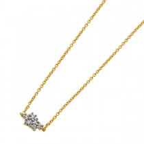 Brillantkette Gold 333 8K Natur Diamanten 0.07ct