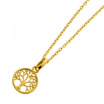 Lebensbaum Kette Gold 333 8 Karat Tree of Life 