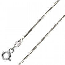 Platinkette Panzerkette  0.8mm 40 42 45cm Cuban Link Chain Platin 950