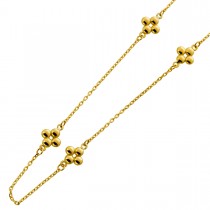 Kette Gold 333 8 Karat feste Kugelelemente