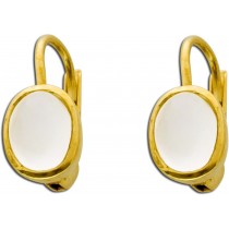 Ohrringe Ohrhänger Gold 333 Mondstein Edelsteinschmuck_01