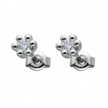 Ohrringe - Ohrstecker Platin 950 Brillanten 0,50ct W/SI