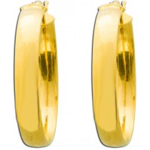 UNO A ERRE  Creolen Gelb Gold 375 Scharnierverschluss