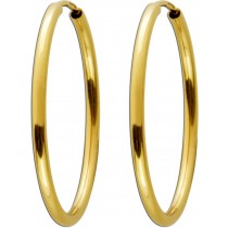 Creolen Hoops Gelbgold 333 8 Karat 30mm flexibel 