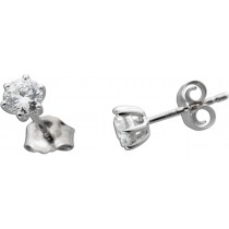 Solitär Ohrstecker 0.50ct F VS Weißgold 585 14 K Lab Grown Diamonds 