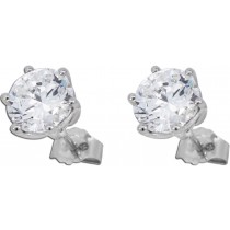 Solitär Ohrstecker 2.0ct F VSI Weißgold 585 14K Lab Grown Diamanten 