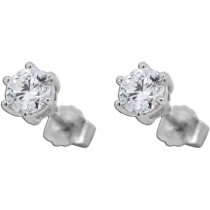 Solitär Ohrstecker 0.80ct F VSI Weißgold 585 Lab Grown Diamanten