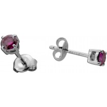 Brillant Ohrstecker 950 Platin pinke Natur Diamanten 0.50ct