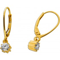 Diamant Ohrhänger Gold 585 14K Lab Grown Diamanten 1.0ct