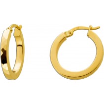 Creolen 20mm Gold 333 8 Karat gemustert 