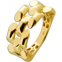 Ketten Ring Gelbgold 333 8 Karat Bandring