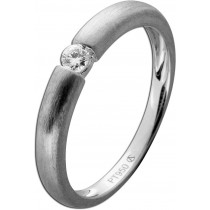 Platin 950 Solitärring Brillant W SI