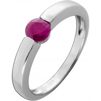 Rubin Ring Platin 950 pink roter Edelstein 0.55ct