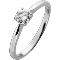 Verlobungsring 0.50ct Platin 950 Solitär Lab Grown Diamant