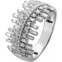 Diamant Ring Weißgold 585 14K Natur Diamanten 1.0ct
