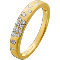 Brillant Ring Gold 585 14K Natur Diamanten 0.30ct
