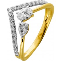 Diamant Ring 0.75ct Gold 585 14K Lab Grown Diamanten