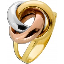 Trinity Ring Gold Weißgold Rosegold 333 8 Karat