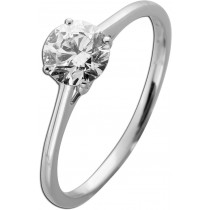 Verlobungsring Platin 950 Lab Grown Diamant 1ct Brillantschliff Krappenfassung