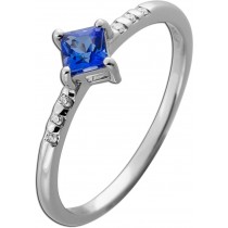 Tansanit Ring Platin 950 nat Tansanit Natur Diamanten