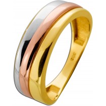 Trinity Ring Gold Weißgold Rosegold 333 8 Karat