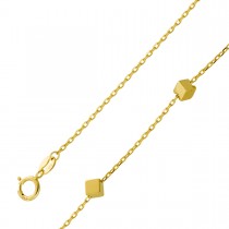 Cube Armband Gelbgold 333 8 Karat Würfel Design