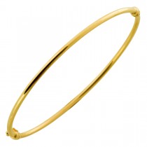 Armreif Gelbgold 585 14 Karat halbmassiv