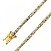 Tennisarmband 1.0ct Gold 333 8 Karat Lab Grown Diamanten