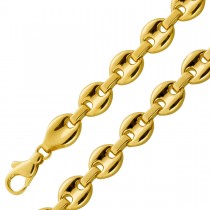 Bohnen Marina Armband Gelbgold 585 14K halbmassiv
