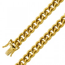 Panzerarmband Gold 375 9 Karat halbmassiv