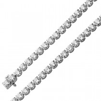 Tennisarmband Weißgold 585 14K Labor Brillanten 7ct
