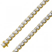 Tennisarmband Gold 585 14K Labor Brillanten 10ct