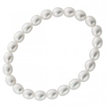 Perlenarmband Süßwasser Zuchtperlen 6.5-7mm