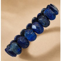 Lapislazuli Armband azurblaue Lapis Edelsteine 185ct 