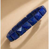 Lapislazuli Armband azurblaue Lapis Edelsteine 190ct