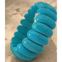 Türkis Armband helltürkisene Edelsteinen 305ct