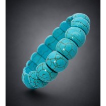 Türkis Armband helltürkisene Natur Edelsteine 190ct