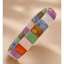 Amethyst Armband Bergkristall Rosenquarz Tigerauge Lapislazuli Achat Citrin Jade
