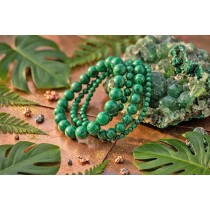 Malachit Armband Set grüne Malachit Edelsteine