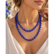 Lapislazuli Kette azurblauer nat. Lapislazuli